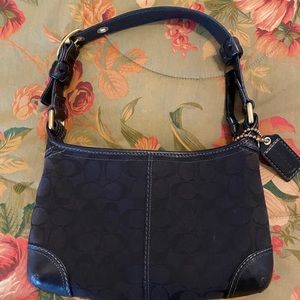 COACH Signature Collection Woven Fabric Bag